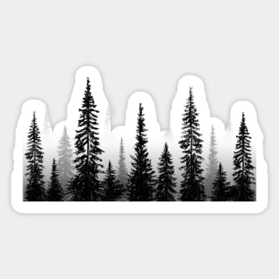 Foggy Forest Sticker